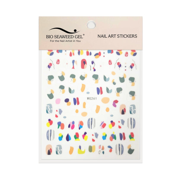 Abstract Nail Art Stickers - Bio Seaweed Gel Canada