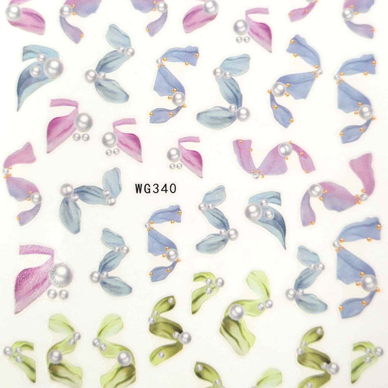 Abstract Nail Art Stickers - Bio Seaweed Gel Canada