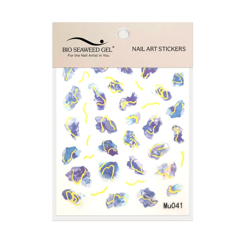 Abstract Nail Art Stickers - Bio Seaweed Gel Canada