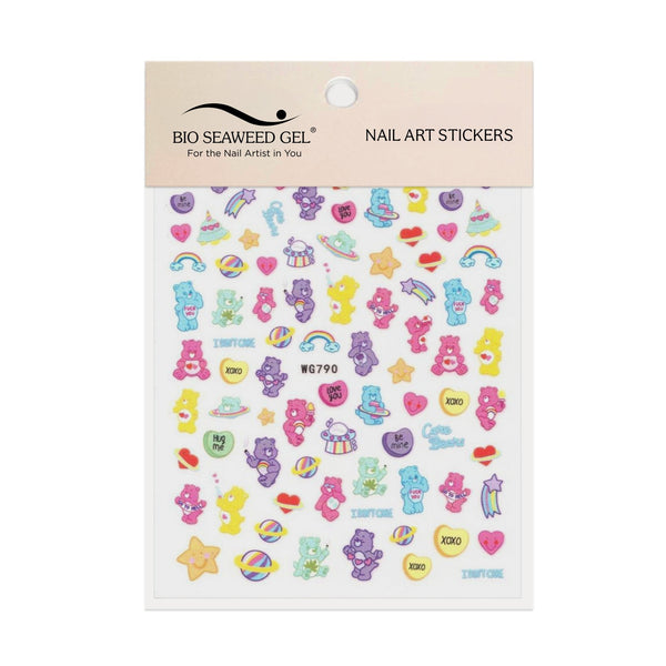 Cute Bears Nail Art Stickers - Bio Seaweed Gel Canada