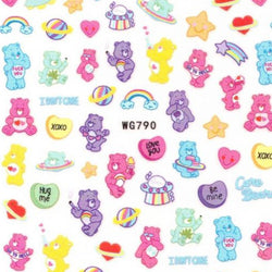 Cute Bears Nail Art Stickers - Bio Seaweed Gel Canada