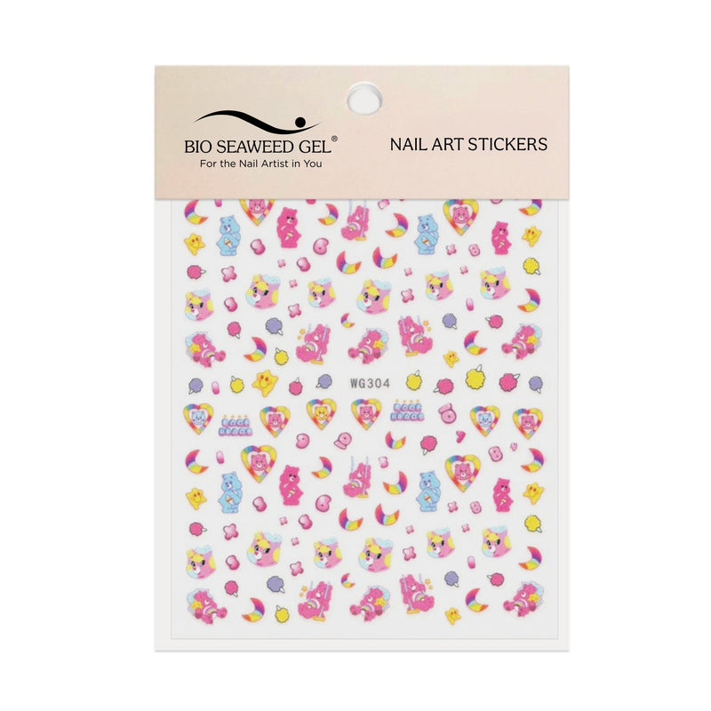 Cute Bears Nail Art Stickers - Bio Seaweed Gel Canada