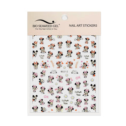 Cute Classic Mouse Nail Art Stickers - Bio Seaweed Gel Canada