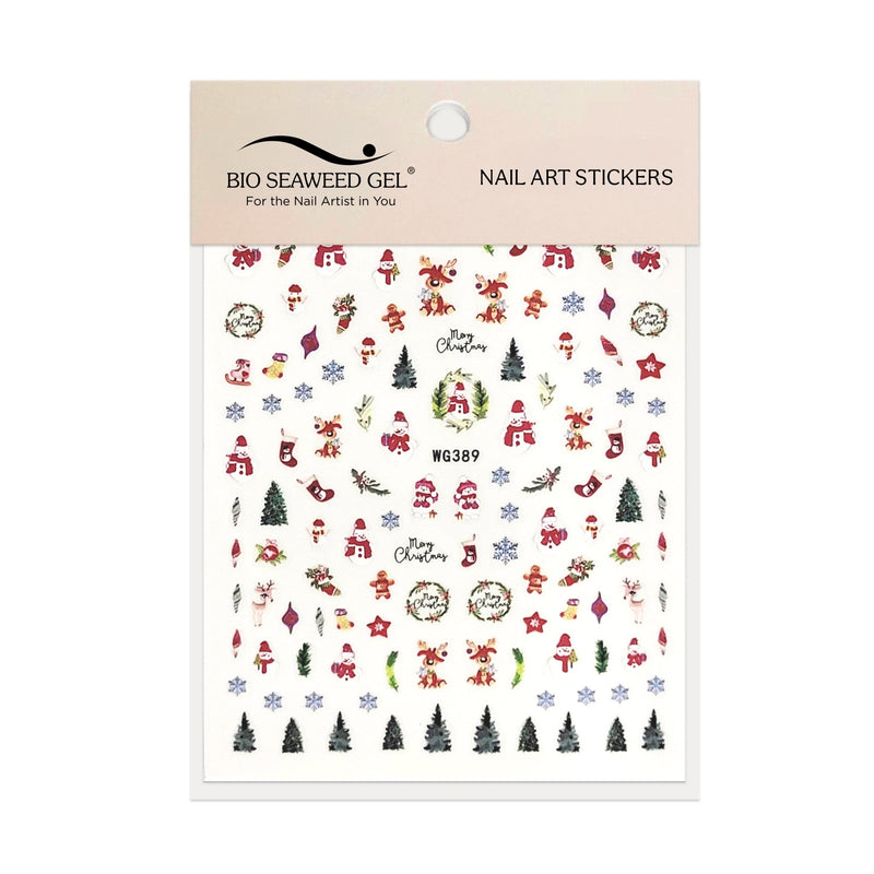 Holiday Nail Art Stickers - Bio Seaweed Gel Canada