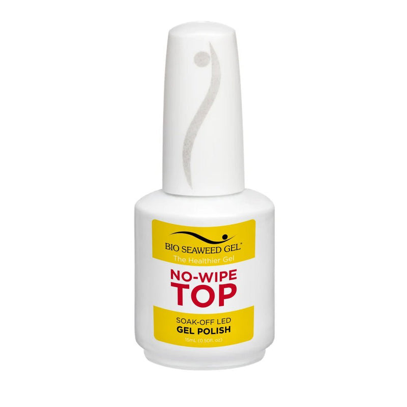 No-Wipe Top Gel Polish - Bio Seaweed Gel Canada