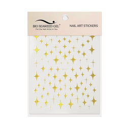 Starry Nail Art Stickers - Bio Seaweed Gel Canada